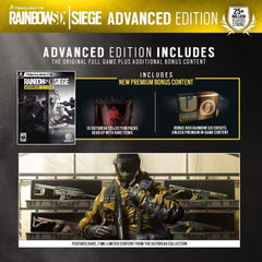 Tom Clancy's Rainbow Six Siege - Advanced Edition [Xbox One] Xbox One Video Game Ubisoft   