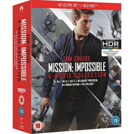 Tom Cruise Mission: Impossible - 6-Movie Collection [Blu-Ray + 4K UHD Box Set] DVDs & Blu-Rays Paramount Pictures