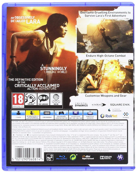 Tomb Raider: Definitive Edition [PlayStation 4] PlayStation 4 Video Game Square Enix   