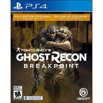 Tom Clancy's Ghost Recon: Breakpoint - Gold Edition SteelBook [PlayStation 4] PlayStation 4 Video Game Ubisoft   