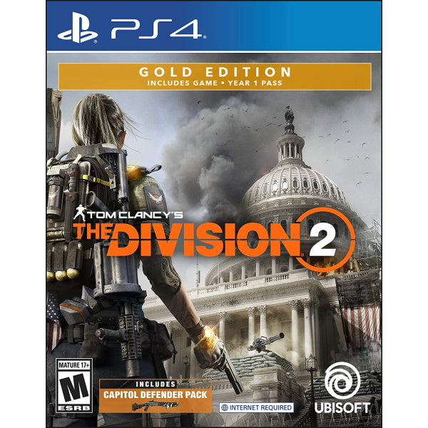 Tom Clancy's The Division 2 - Gold SteelBook Edition [PlayStation 4] PlayStation 4 Video Game Ubisoft   