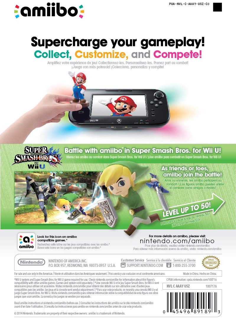 Toon Link Amiibo - Super Smash Bros. Series [Nintendo Accessory] Nintendo Accessories Nintendo   