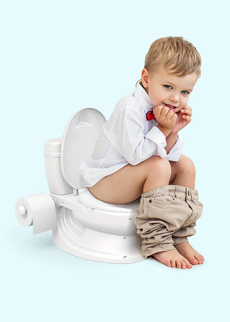 ToyLet Potty Training Toilet with Comfy Potty Chair - White [House & Home] House & Home ToyLet   