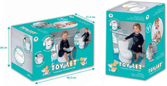 ToyLet Potty Training Toilet with Comfy Potty Chair - White [House & Home] House & Home ToyLet   