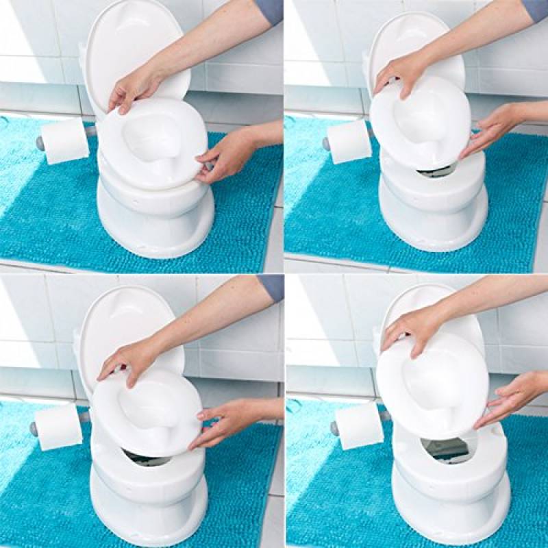 ToyLet Potty Training Toilet with Comfy Potty Chair - White [House & Home] House & Home ToyLet   