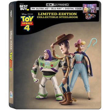 Toy Story 4 - 4K Limited Edition Collectible SteelBook [Blu-ray + 4K UHD + Digital] DVDs & Blu-Rays Disney   