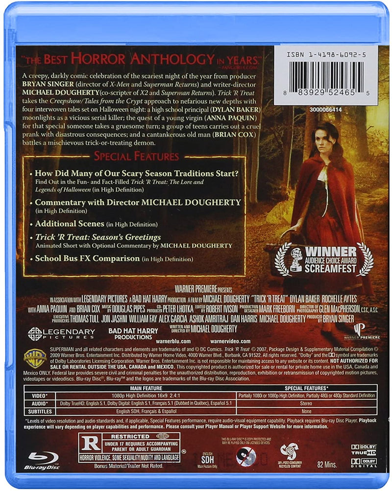 Trick 'r Treat [Blu-ray] DVDs & Blu-Rays Warner Brothers   