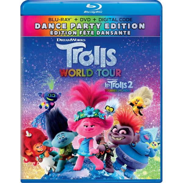 Trolls World Tour: Dance Party Edition [Blu-ray + DVD + Digital] DVDs & Blu-Rays Universal Studios   