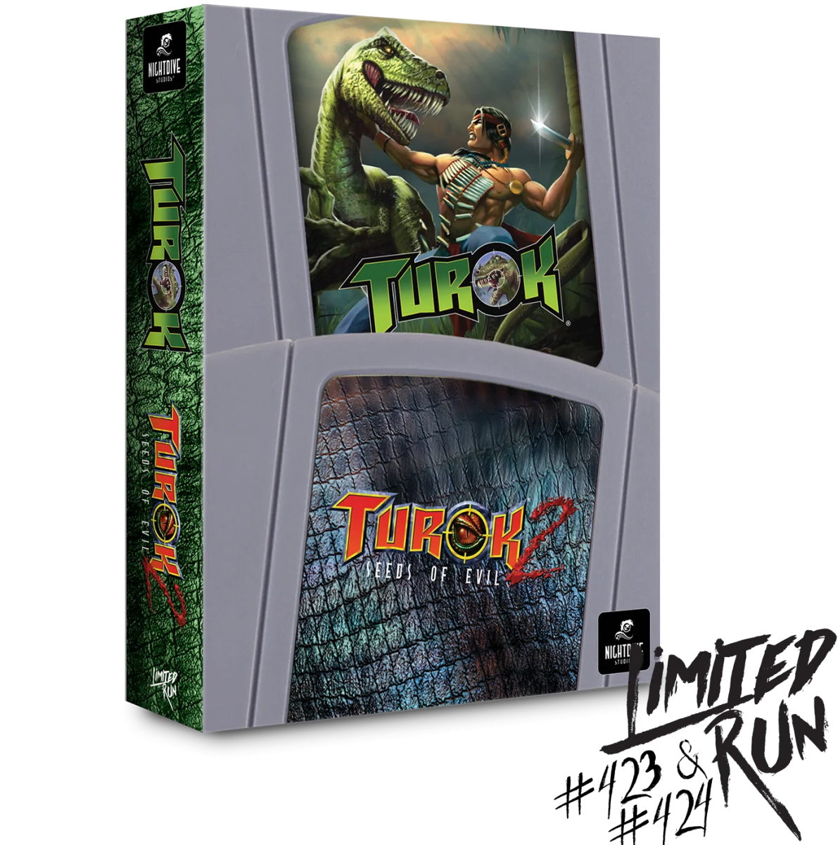 Turok 1 cheapest and 2 Dual Pack Limited Run 424 for PS4