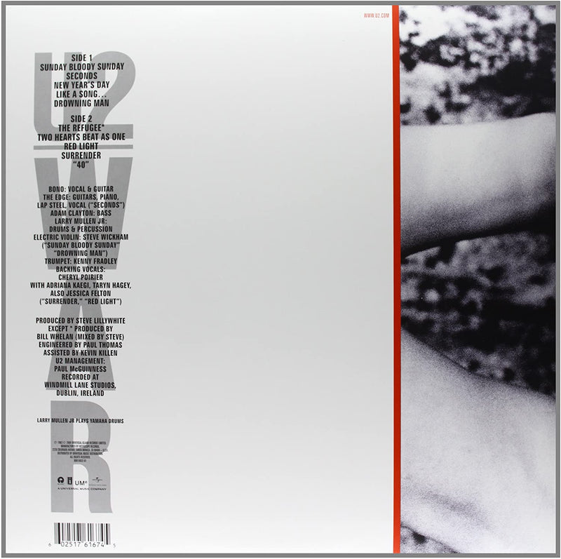 U2 - War (Remastered) [Audio Vinyl] Audio CD/Vinyl Universal Music   