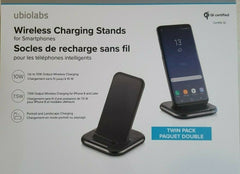 Ubio Labs Shadow Fast Wireless Charging Stand - 2-Pack [Electronics] Electronics Ubio Labs   