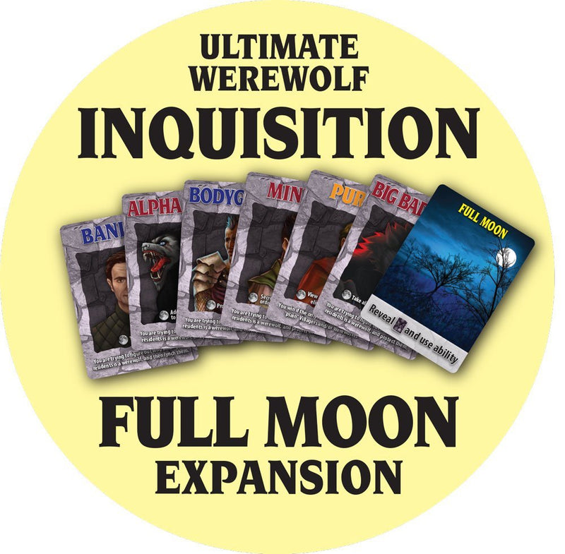 Ultimate Werewolf: Inquisition - Includes Full Moon Expansion [Board Game, 3-12 Players] Board Game Bezier Games   
