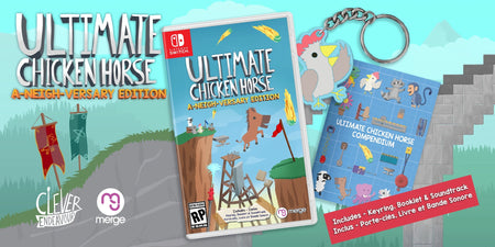 Ultimate Chicken Horse - A-Neigh-Versary Edition [Nintendo Switch] Nintendo Switch Video Game Merge Games   