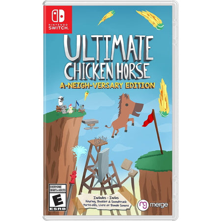 Ultimate Chicken Horse - A-Neigh-Versary Edition [Nintendo Switch] Nintendo Switch Video Game Merge Games   