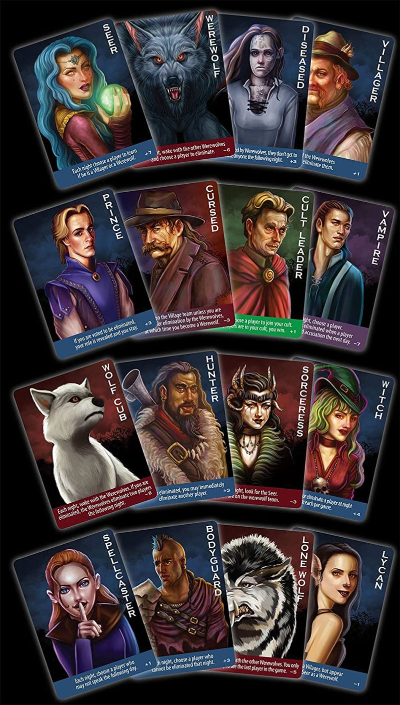 Ultimate Werewolf: Deluxe Edition [Board Game, 5-75 Players] Board Game Bezier Games   