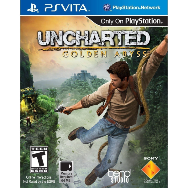 Uncharted: Golden Abyss [Sony PS Vita] Sony PS Vita Video Game Sony   