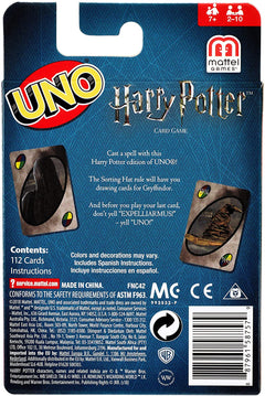 Uno: Harry Potter Edition Card Game Mattel   