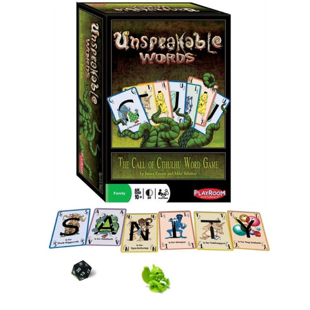 Unspeakable Words: The Call of Cthulhu Word Game Card Game Playroom Ent.   