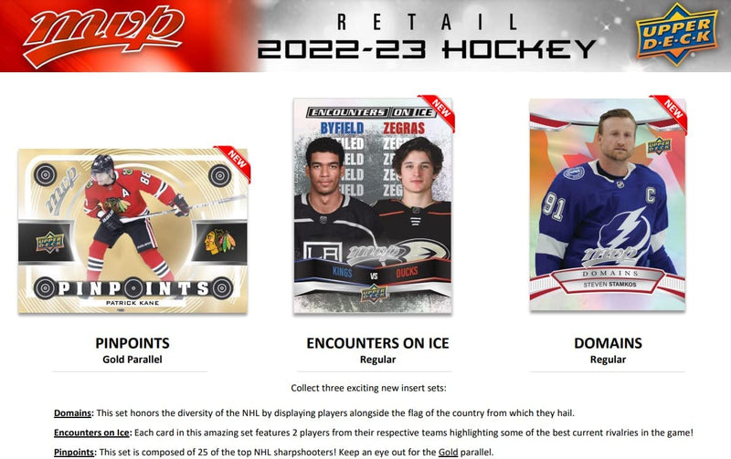 Upper Deck 2022-23 MVP Hockey Card Retail Box - 36 Packs Card Game Upper Deck   