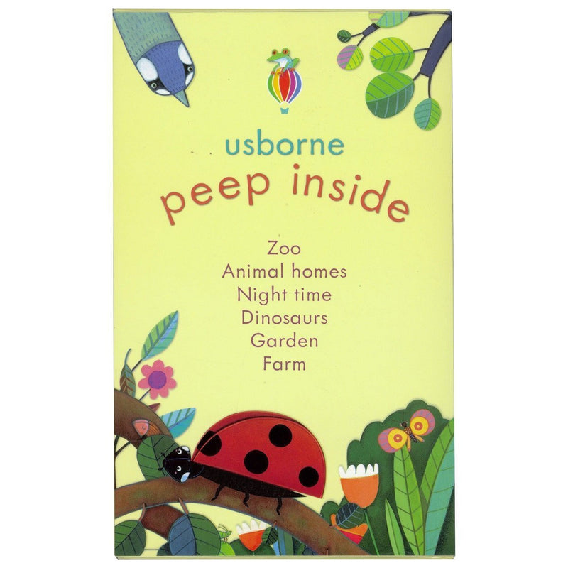 Usborne Peep Inside Collection [6 Hardcover Book Set] Book Usborne Publishing   