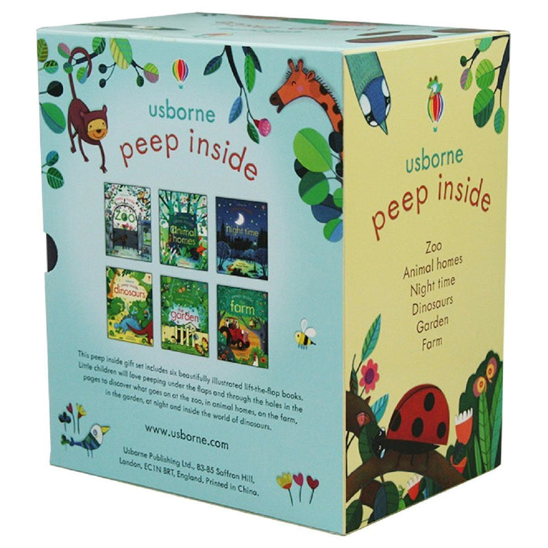 Usborne Peep Inside Collection [6 Hardcover Book Set] Book Usborne Publishing   