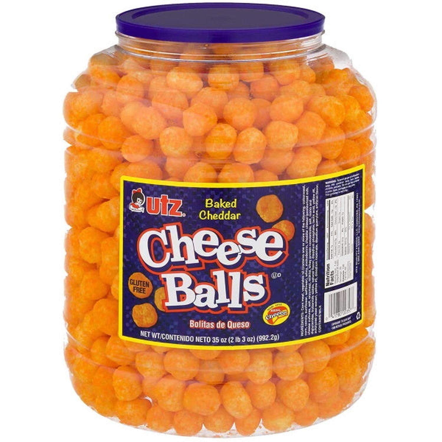 Utz Baked Cheddar Cheese Balls - 992 g / 35 Oz [Snacks