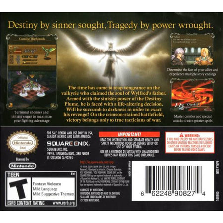 Valkyrie Profile: Covenant of the Plume [Nintendo DS DSi] Nintendo DS DSi Video Game Square Enix   