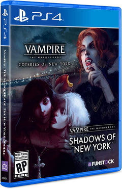 Vampire the Masquerade Coteries and Shadows of New York [PlayStation 4] PlayStation 4 Video Game Funstock   