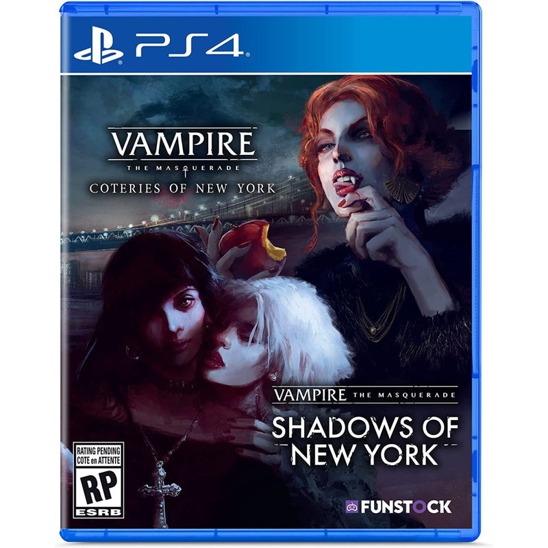 Vampire the Masquerade Coteries and Shadows of New York [PlayStation 4] PlayStation 4 Video Game Funstock   