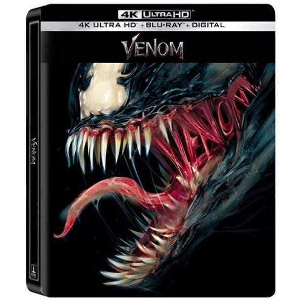 Marvel's Venom - 4K Limited Edition SteelBook [Blu-ray + 4K UHD + Digital] DVDs & Blu-Rays Marvel   