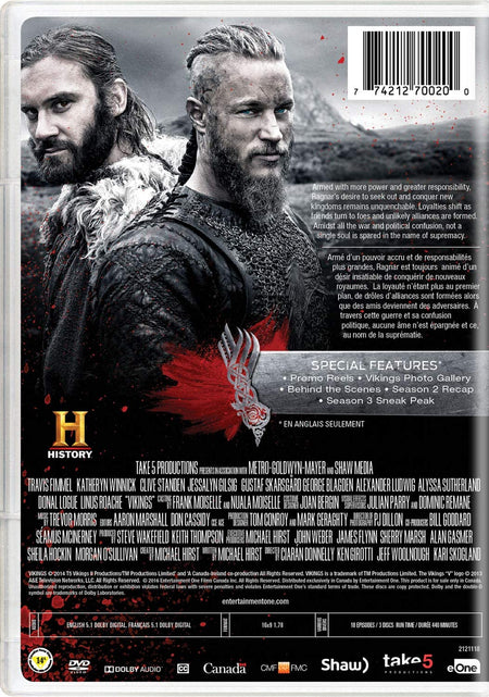 Vikings: The Complete Second Season [DVD Box Set] DVDs & Blu-Rays Phase 4 Films   