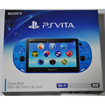 Aqua Blue PS Vita Slim Handheld Console [Sony PS Vita System] PlayStation Systems Sony   