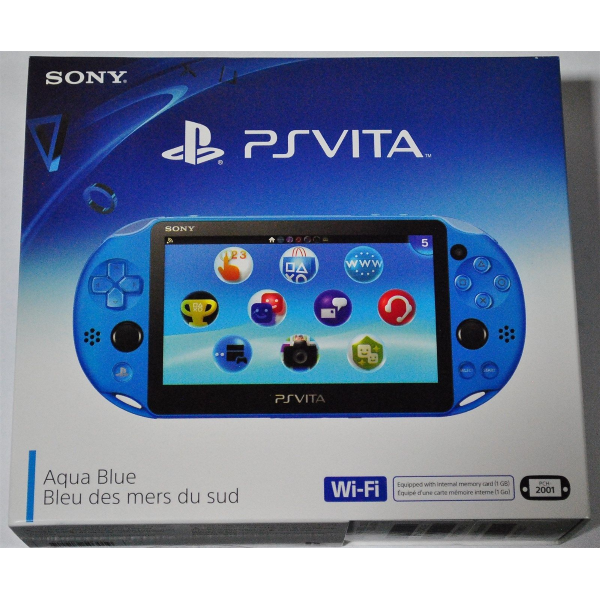 Aqua Blue PS Vita Slim Handheld Console [Sony PS Vita System] PlayStation Systems Sony   