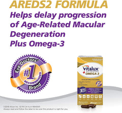 Vitalux Advanced + Omega-3 Ocular Multivitamin - 135 Softgel Capsules [Healthcare] Healthcare Alcon   