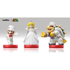 Mario & Peach & Bowser Amiibo 3 - Triple Pack - Super Mario Odyssey Wedding Outfit Series [Nintendo Accessory] Nintendo Accessories Nintendo   