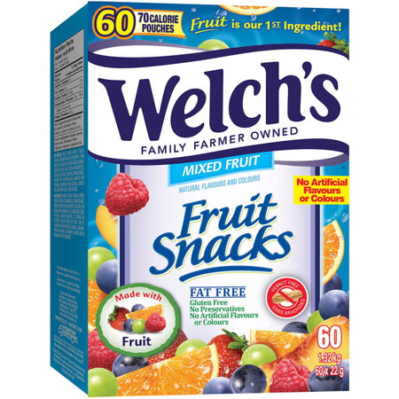 Welch’s Fruit Snacks Value Pack - 60x22 g - 1.32kg - 60-Count [Snacks & Sundries] Snacks & Sundries Welch's   