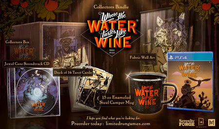 Where the Water Tastes Like Wine - Collector's Edition [PlayStation 4] PlayStation 4 Video Game Limited Run Games   