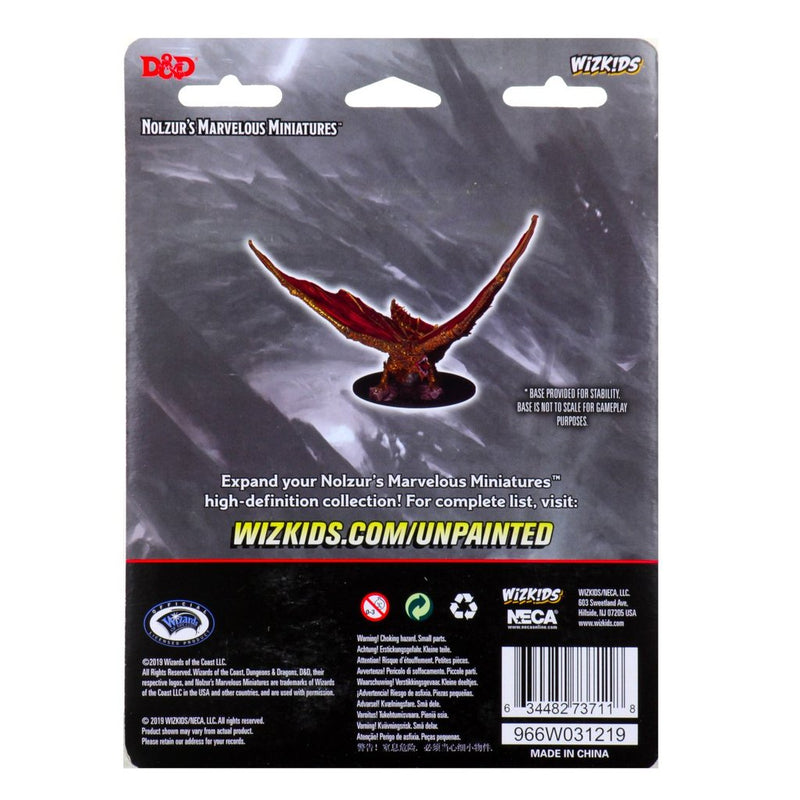 WizKids Dungeons & Dragons: Nolzur’s Marvelous Unpainted Miniatures - Young Brass Dragon [Board Game Accessory] Board Game Wizards of the Coast   