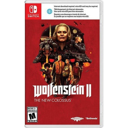 Wolfenstein II: The New Colossus [Nintendo Switch] Nintendo Switch Video Game Bethesda   