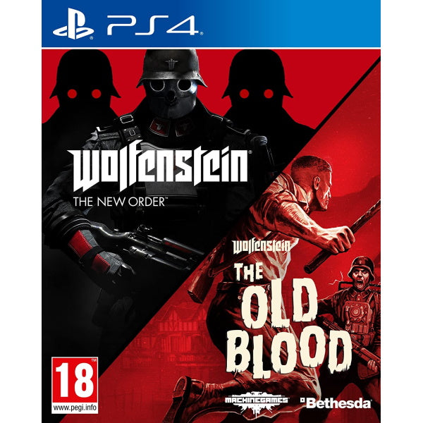 Wolfenstein: The Two Pack [PlayStation 4] PlayStation 4 Video Game Bethesda   