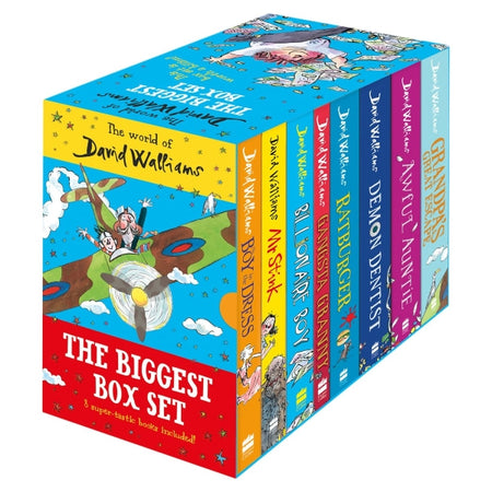 The World of David Walliams: The Biggest Box Set [8 Paperback Book Set] Book HarperCollins   