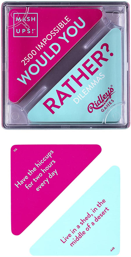 Mash-Ups! Would You Rather? Dilemmas Card Game Ridley's Games   