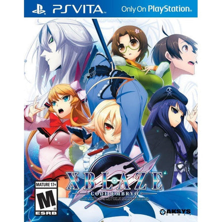 XBLAZE Code: Embryo [Sony PS Vita] Sony PS Vita Video Game Aksys Games   