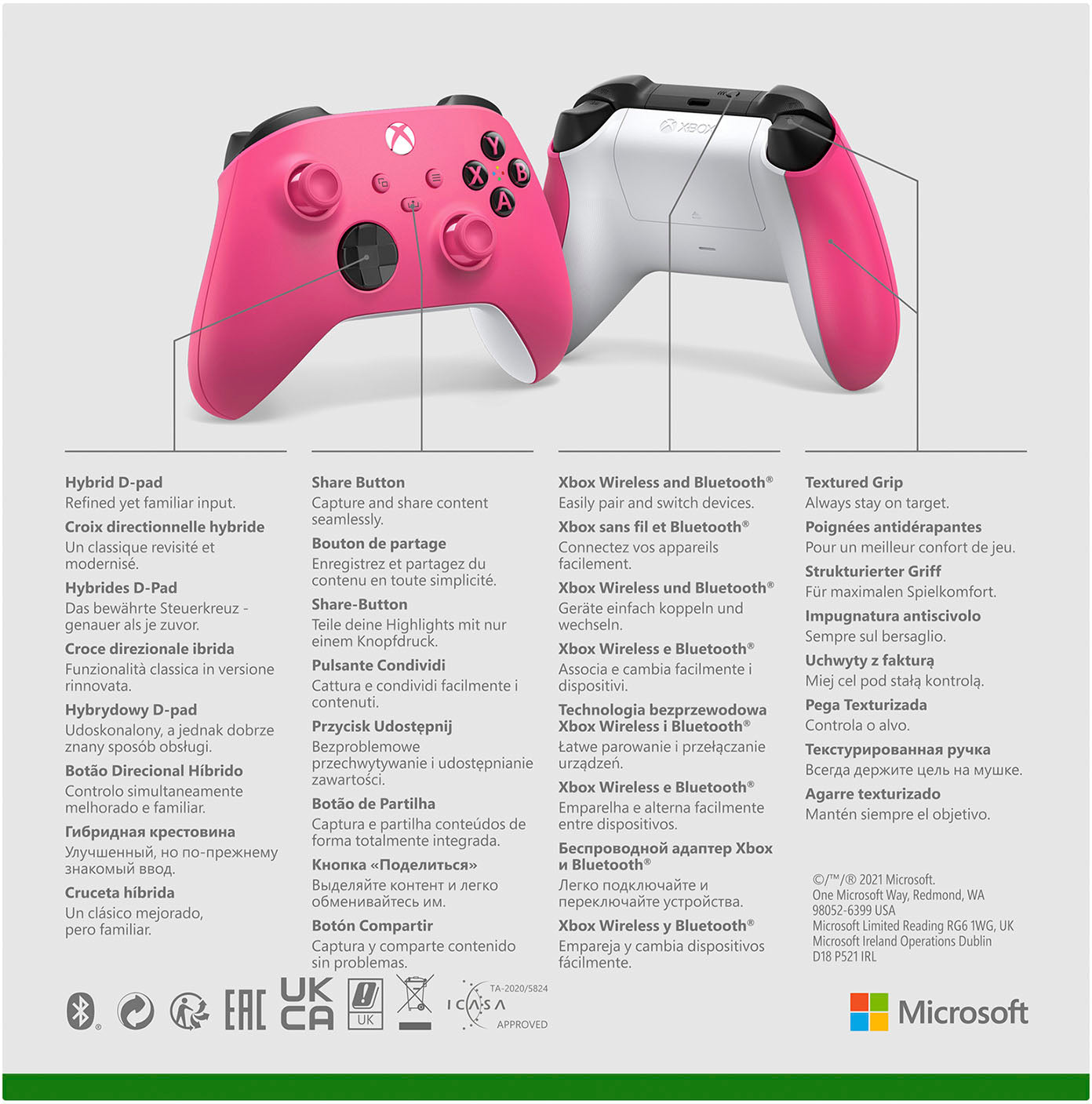 Xbox Series X Controller factory Deep Pink