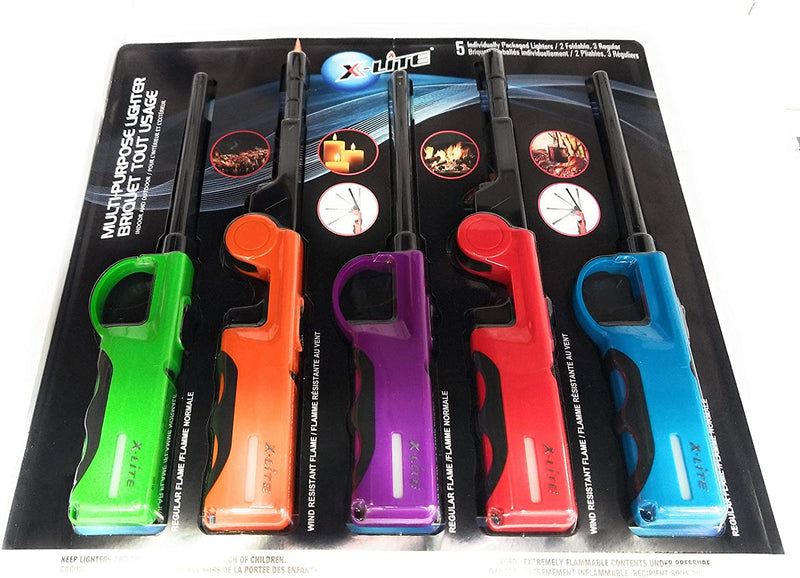 X-Lite Multi-Purpose Lighters - Pack of 5 [House & Home] House & Home X-Lite   
