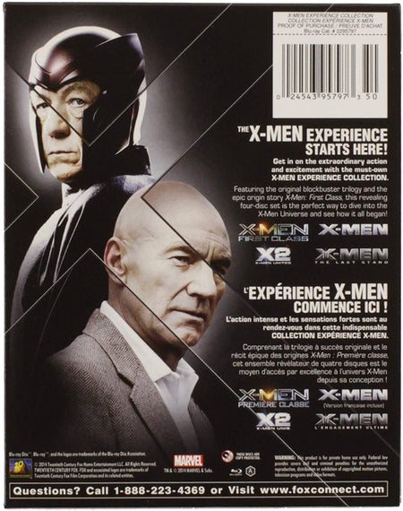 X-Men Experience Collection [Blu-Ray Box Set] DVDs & Blu-Rays 20th Century Fox   