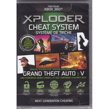 Xploder Cheat System For Xbox 360 - Special Edition For Grand Theft Auto V + Hundreds More Games [Xbox 360 Accessory] Xbox 360 Accessories Microsoft   