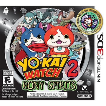 Yo-kai Watch 2: Bony Spirits [Nintendo 3DS] Nintendo 3DS Video Game Nintendo   