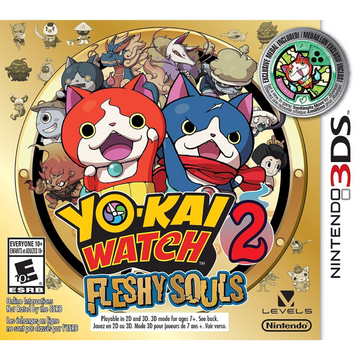 Yo-Kai Watch 2: Fleshy Souls [Nintendo 3DS] Nintendo 3DS Video Game Nintendo   