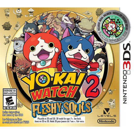 Yo-Kai Watch 2: Fleshy Souls [Nintendo 3DS] Nintendo 3DS Video Game Nintendo   